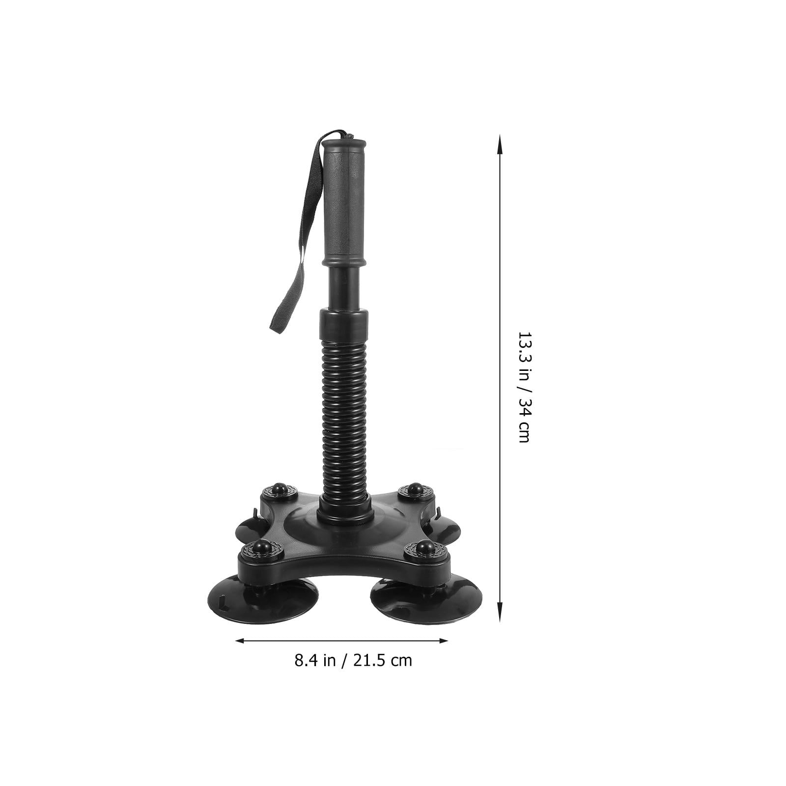 FENGGUIQU Forearm Strength Trainer Fitness Arm Force Exercise Device Iron Wrist Grip Strengthener Black 1 Pc