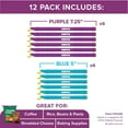 thumbnail image 4 of GRIPSTIC® 12-Pack Small Bag Sealers, (6) Blue and (6) Purple, 4 of 7