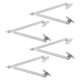 thumbnail image 3 of 4 bisagras plegables de soporte para tapas de armarios y escritorios. Bisagras de soporte para armarios de alta resistencia. Bisagras de hierro para puertas de armarios., 3 of 7