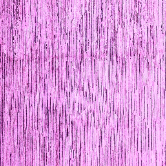 Ahgly Company Indoor Square Abstract Purple Modern Area Rugs, 3' Square