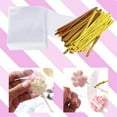 thumbnail image 4 of YuPan Lollipop Cake Pop Treat Bag Kit, Including 100Pcs Cake Pop Sticks, 100Pcs Parcel Bags, 100Pcs Twist Ties and 1 Cake Pop Mold, Cake Pop Maker Tools for Lollipops, Candies, Chocolates, Cookies, 4 of 7