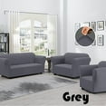 thumbnail image 6 of 3pc Stretch Sofa Slipcover Set - Form-Fit Loveseat/Armchair Covers - Wrinkle-Free Polyester (Holiday Gift for Parents), 6 of 22