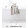 thumbnail image 3 of Yamazaki Home Coat Rack, White, Steel, Supports 11 pounds, 3 of 5