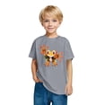 thumbnail image 3 of RXIRUCGD 2025 Vêtements d'Été pour Enfants T-shirt Imprimé Mode Mignon Col Rond Manches Courtes, 3 of 5