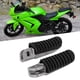 thumbnail image 3 of Pedal de Clavijas de Pie de Reposapiés Delantero de Motocicleta de Aluminio de 2 Piezas Admite Reducción de Fatiga Aluminio de Alta  Se Adapta aNINJA 250 2008-2012 ANGGREK  Otros, 3 of 8