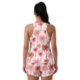 thumbnail image 2 of Xoenoiee Tropical Palm Tree Print Tankini Swimsuits for Women 2026 Two Piece Bathing Suits with Pockets Tummy Control Ruched Swim Suits with Shorts, 2XL, 2 of 7