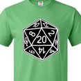 thumbnail image 4 of Inktastic 20 Sided Black Dice T-Shirt, 4 of 5