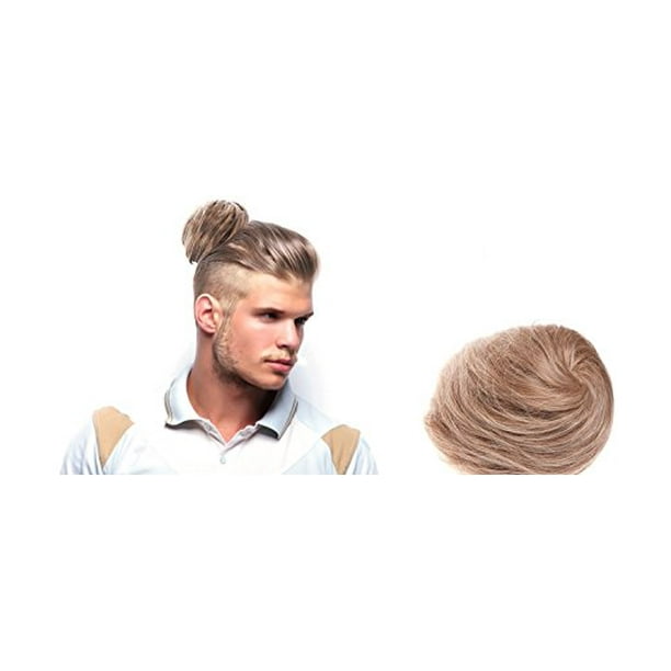 The Original Man Bun Instant Clip On Bun Hair Extension (Blonde) -  