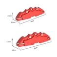 thumbnail image 2 of 4Pcs 3D Style Car Universal Disc Brake Caliper Covers Front & Rear Kits;4Pcs 3D Style Car Universal Disc Brake Caliper Covers Front & Rear Kits, 2 of 6