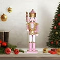 thumbnail image 4 of Estatua de títeres de Cascanueces de 30cm, manualidades decorativas para , mesa para Macarena Figurita de Cascanueces, 4 of 7