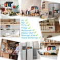 thumbnail image 5 of RESOVO Soporte magnético para refrigerador de latas, dispensador de fundas de cerveza, organizador para almacenamiento con 25 ganchos, con tornillos para montaje en pared, 5 of 5