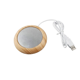 thumbnail image 1 of Posavasos calefactable El posavasos calefactor USB es adecuado para calentar posavasos para oficinas, oficinas y cafeterías Veta de madera clara, 1 of 5