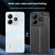 thumbnail image 3 of For Xiaomi Redmi Note 14 4G Case Litchi Texture TPU Flexible Phone Cover, Black, 3 of 5