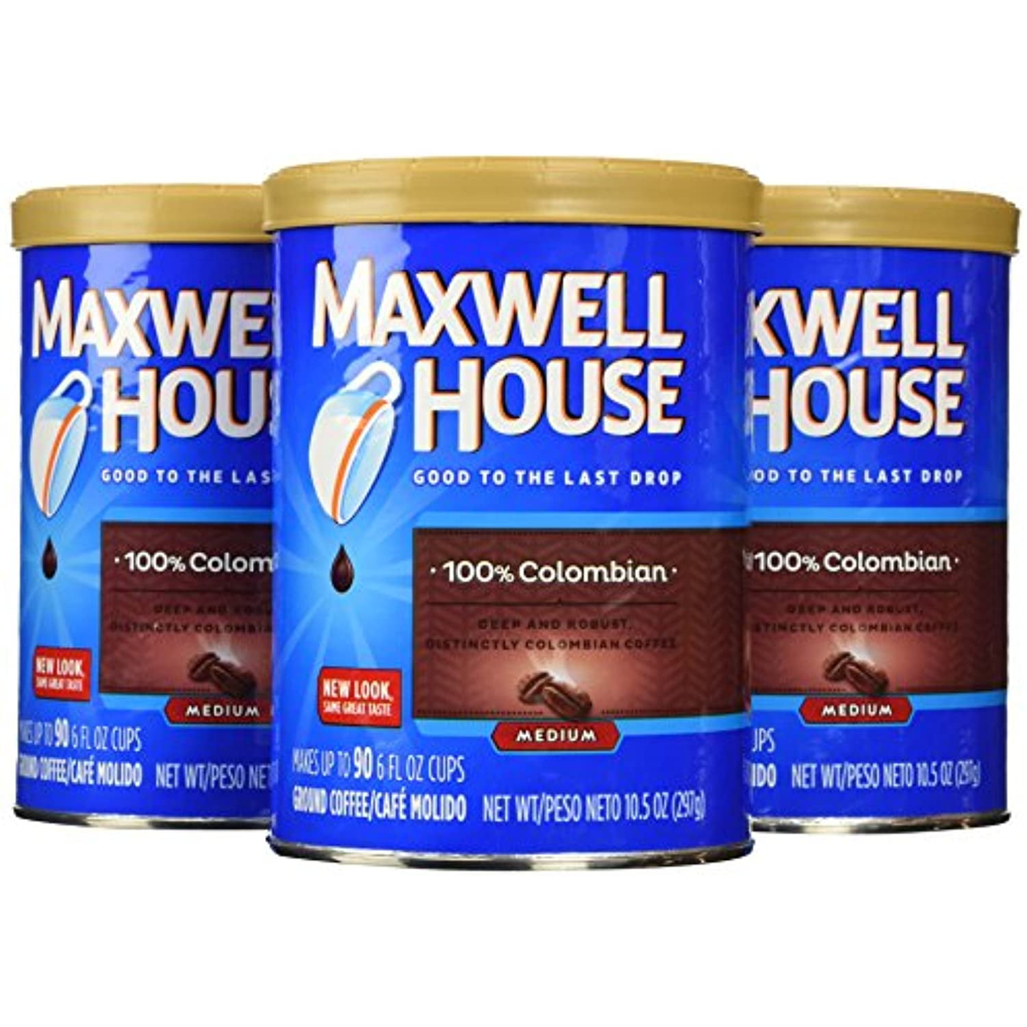 Maxwell House Colombian Ground Coffee (10.5Oz Bags, Pack Of 3