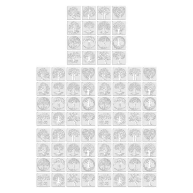 yingyy 16pcs/set Smooth Line Stencils For Painting On Wood Exquisite Craft Wide Application ABS Made Plastic Reusable Stencils 16pcs 5Set