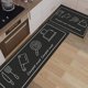 thumbnail image 1 of Alfombrilla antideslizante lavable para cocina, sala de estar felpudo absorbente para, dormitorio, área larga, entrada de baño, almohadilla de oración Fivean unisex, 1 of 2