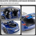 thumbnail image 5 of 1:32 Scale Car Model X90 Alloy 1/32 Diecast Model Car w/Sound & Light Pull Back Model Mini Vehicles Toys for Kids Gift Lovers Collection, 5 of 10