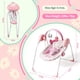 thumbnail image 2 of Columpio portátil para bebés Surbowbaby Pink con 5 niveles de velocidad y 6 canciones, 2 of 8