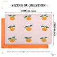 thumbnail image 6 of Yayeee Doormat for Inside 20"x32" Absorbent Low-Profile Washable Non-Slip Rubber Backed Entryway Rug, Cartoon Citrus, 6 of 8