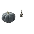 thumbnail image 1 of Escultura de llama de calabaza, cojín decorativo para sofá y adorno de fuego moderno para dormitorio y sala de estar., 1 of 8