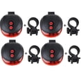 thumbnail image 1 of 4x Bike Tail Light Usb Rechargeable Led Bright Rear Red Bike Light Cycling Safety For Night Riding Lighting Back Bicycle Taillights, 1 of 5