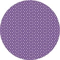 thumbnail image 1 of Ahgly Company Indoor Round Patterned Bright Purple Area Rugs, 5' Round, 1 of 6
