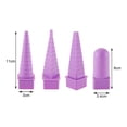 thumbnail image 6 of Manunclaims 1 Set Paper Quilling Towers Exquisite Shape Frosted Surface Plastic Wire Winding Tower DIY Paper Quilling Drawing Tool Home Supplies, 6 of 8