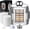 Chrome, variant on 2Pcs 20 Stage Shower Filter Replacement Cartridge, Shower Head Filter Refill for Hard Water Chlorine Heavy Metal, Fit Any Similar Design Shower Water Filter