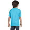 thumbnail image 3 of Hanes Boy`s 5.2 oz COMFORTSOFT HEAVYWEIGHT T-Shirt, XL, Light Blue, 3 of 4