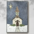 thumbnail image 2 of A Silent Night III - Framed Gallery Wrapped Holiday Canvas - 25 x 37 - Silver Frame, 2 of 8