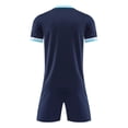 thumbnail image 3 of Doomiva Children's Sportswear Boys' 2 Piece Tracksuit Loose Fit Sports Suit Breathable Jogging Suit Navy Blue S, 3 of 7
