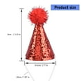 thumbnail image 3 of Pack of 10 Colorful Cats and Dog Birthday Party Hat Featurings Glitters Decorations Birthday Hat for Fun Gatherings, 3 of 8