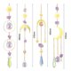 thumbnail image 1 of Crystal Wind Chimes Moon Star Metal Prismas Light Catcher Windbells (4 piezas) Ehuebsd Libre de BPA, 1 of 8
