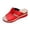 Red, variant on Rokment Metallic Platform Wedge High Heels Slides Sandals for Women Summer Stylish Casual Leather Open Peeptoe Espadrilles Chunky Heeled Gladiaator Backless Dress Slip on Slippers Blue Size 6.5