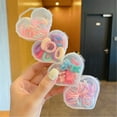 thumbnail image 4 of Macaron Hair Ties For Girls And Children Colorful Disposable Rubber Bands Hair Accessories 320PCS, 4 of 7