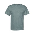 thumbnail image 5 of Hanes Essential-T Men T-Shirt, Short Sleeve Crew Neck, Classic Fit Cotton Tee, Oxford Grey, 5XL, 5 of 5