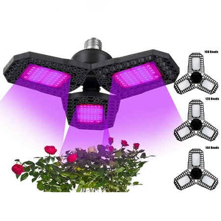 

Full Spectrum E26/27 Grow Light Plant Growing Lamp for Indoor Plants Hydroponics-144 Beads