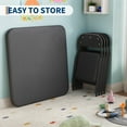 thumbnail image 6 of Huisuilinss Kids Folding Table And Chairs,Square Children's Activity Table And Chairs,Kids Table And Chair With Padded Cushion,Metal Folding Activity Table With Chair For Dining Daycare Classrooms, 6 of 8