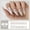 CY857 silver flame streamer [glue model], variant on Cross-border best-selling silver flame streamer manicure, Kusa eye-catching long wearing nail pads 24 packs of fake nail patches