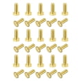 thumbnail image 1 of Unique Bargains Brass Hex Bolts, M4x10mm 30 Pack Fully Thread Grade 4.8 Machine Screws, 1 of 4