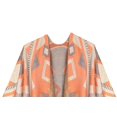 thumbnail image 4 of Women's Fashionable Retro Style Vintage Pattern Tassel Poncho Shawl Cape (Series1-pink), 4 of 6