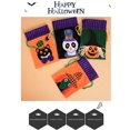 thumbnail image 2 of Matsuzay Bolsa de dulces de Halloween para el hogar, bolsas con cordón de vacaciones interesantes, paquete de soportes para regalos, accesorios Kits de decoración para fiestas Gato naranja, 2 of 6
