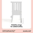 thumbnail image 5 of Storkcraft Toddler Montessori Foldable Step Stool, White, 5 of 15