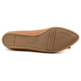 thumbnail image 2 of Bar III Womens PENGUIN Closed Toe Ballet Flats, Banana Bread, Size 6.0, 2 of 5