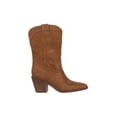 thumbnail image 3 of Sam and Libby Women's Cowboy Boots with Stack Heel Mid-Shaft, Toffee, 7.5, 3 of 8