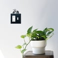 thumbnail image 2 of Village Wrought Iron EGS-89 8 Inch Pinecone - Single GFI and Switch Cover, Black, 2 of 2