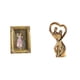 thumbnail image 1 of Marco de fotos de resina, soporte para tarjetas, póster, marco de fotos frontal de vidrio con figura de pareja, estatua, recuerdo, regalo para amantes, 1 of 8