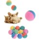 thumbnail image 5 of 10 piezas de juguete para mascotas, bolas de látex coloridas para masticar para perros, gatos, cachorros, gatitos, elásticos suaves, 5 of 5