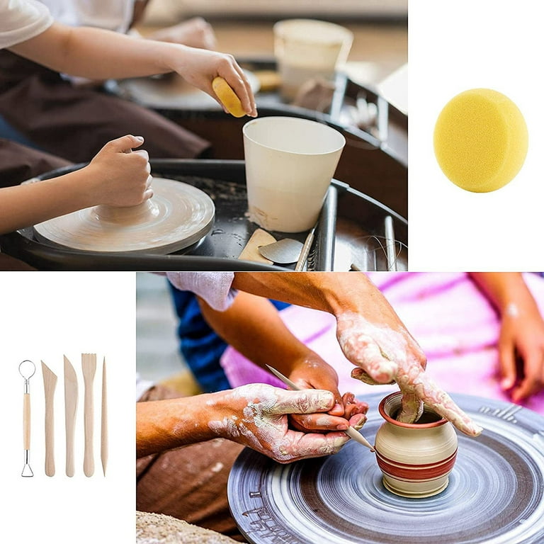 61pcs Ceramic Clay Tools Set Crafts Polymer Diy Art Modeling Clay