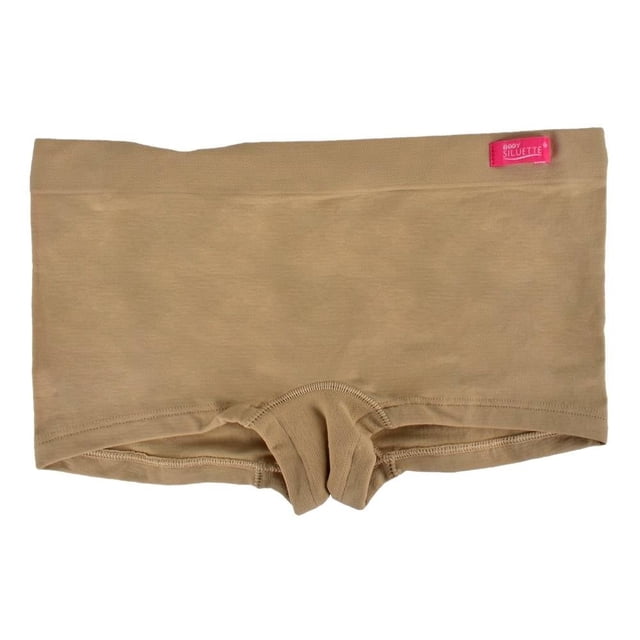 Bóxer Body Siluette para Mujer, Beige Seamless Cachetero Talla CH